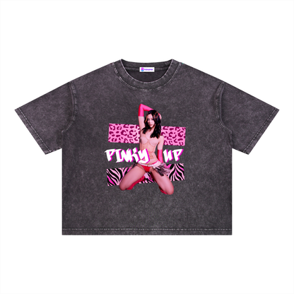 KATSEYE Megan Pinky Up Vintage Tee