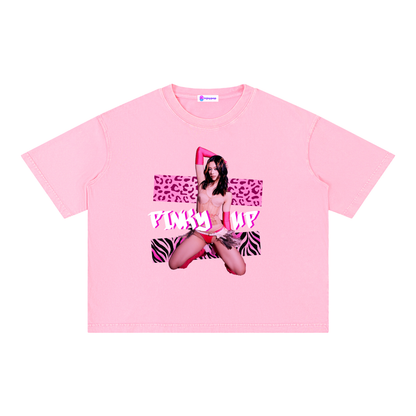 KATSEYE Megan Pinky Up Vintage Tee