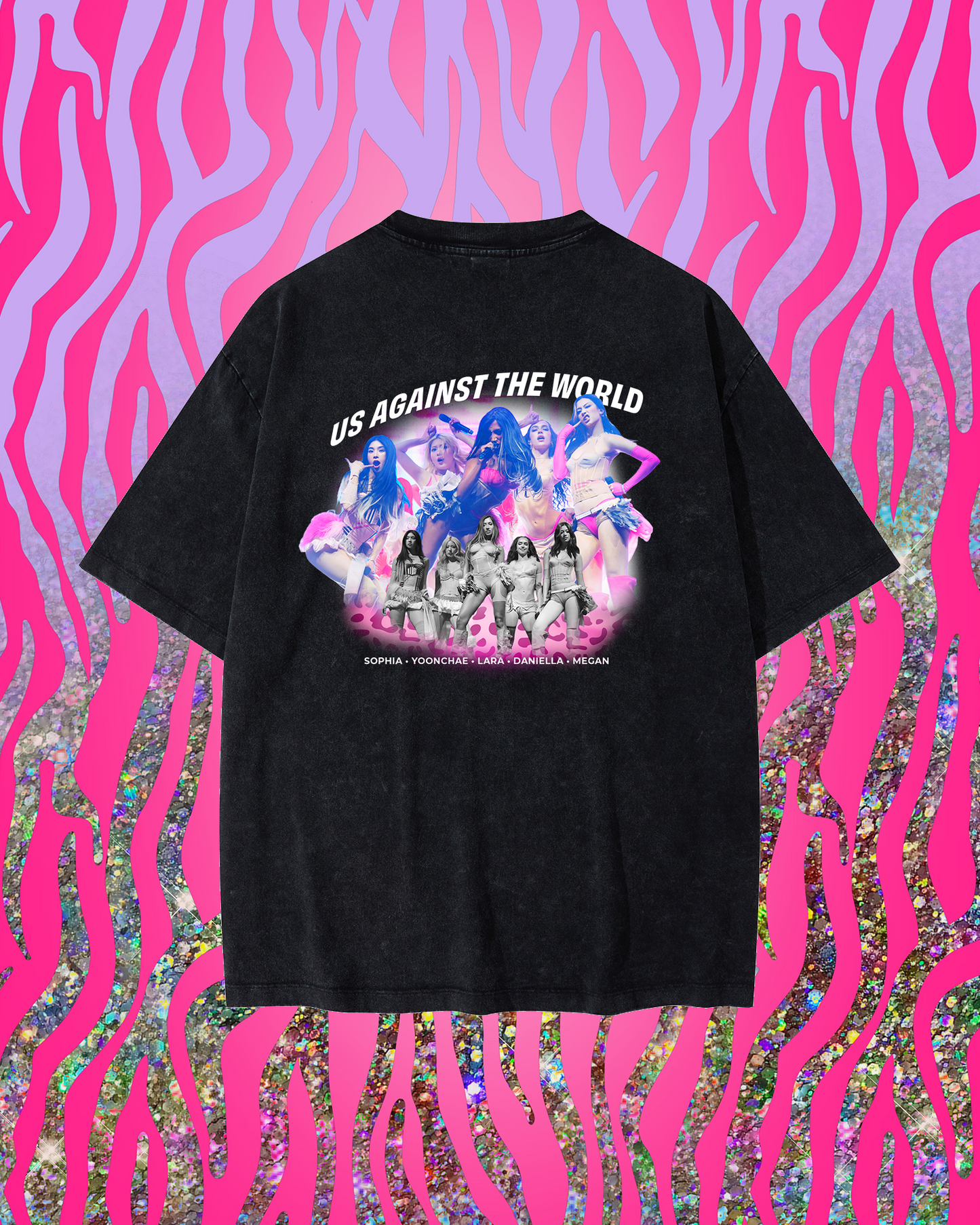 KATSEYE Sophia Pinky Up Vintage Tee
