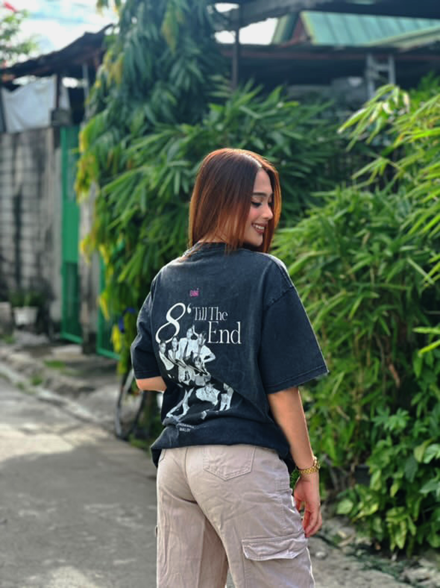 BINI 8 'Til The End Shirt - Acid Black